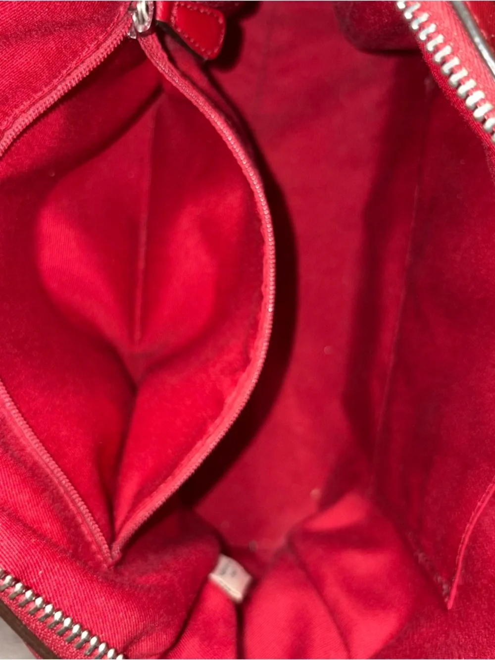 Coach Mini Bennett Satchel Red Crossbody Bag Saffiano Leather Gold Hardware - Picture 6 of 11